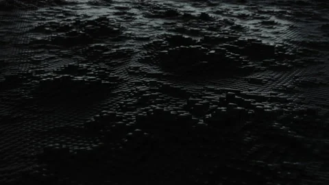 Abstract Surface Wave, 3d Loopable Animation 4k Vídeo Stock 171992638