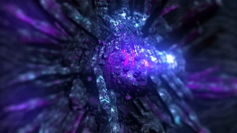 Abstract Surreal Artificial Energy Core Loop Stock Footage 228967009
