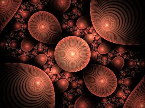 Abstract surreal magic machine, digital artwork for creative graphic design イラスト素材