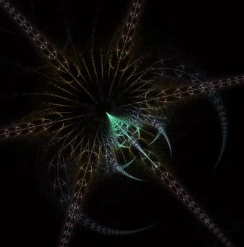 Abstract surreal magic machine, digital artwork for creative graphic design 스톡 일러스트