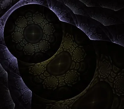 Abstract surreal magic machine, digital artwork for creative graphic design Illustration