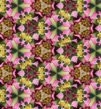 Abstract surreality pattern kaleidoscope texture background Foto stock