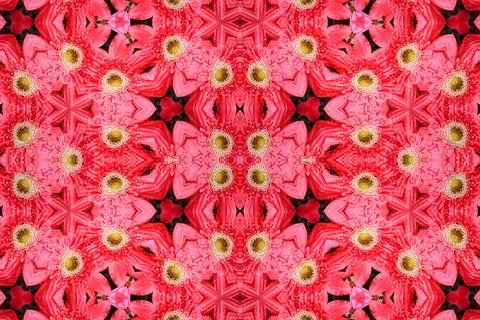 Abstract surreality pattern kaleidoscope texture background Stock Photos