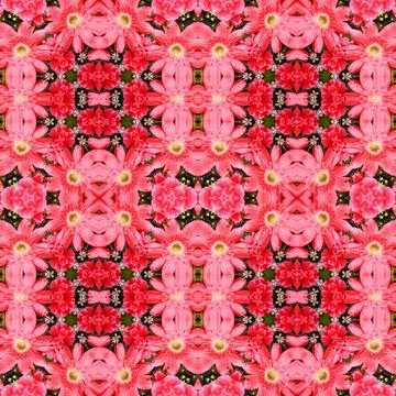 Abstract surreality pattern kaleidoscope texture background Stock Photos