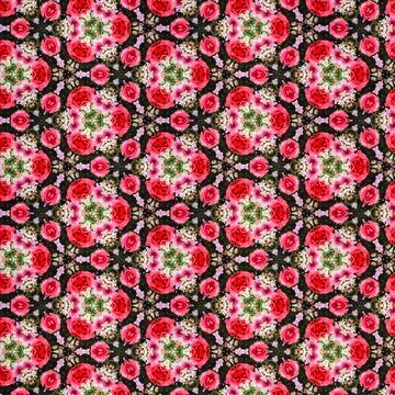 Abstract surreality pattern kaleidoscope texture background Stock Photos
