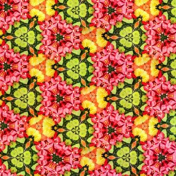 Abstract surreality pattern kaleidoscope texture background Foto stock