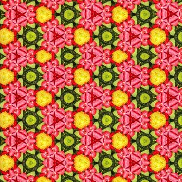 Abstract surreality pattern kaleidoscope texture background Foto stock