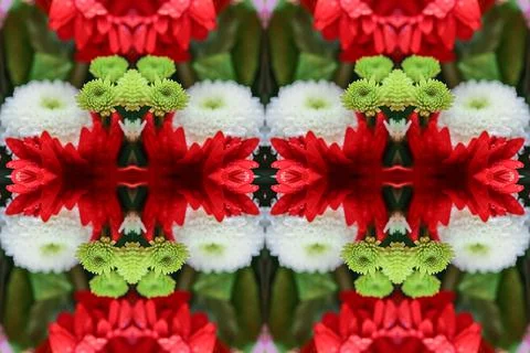 Abstract surreality pattern kaleidoscope texture background 写真素材