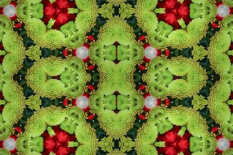 Abstract surreality pattern kaleidoscope texture background Foto stock