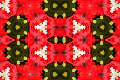 Abstract surreality pattern kaleidoscope texture background 写真素材