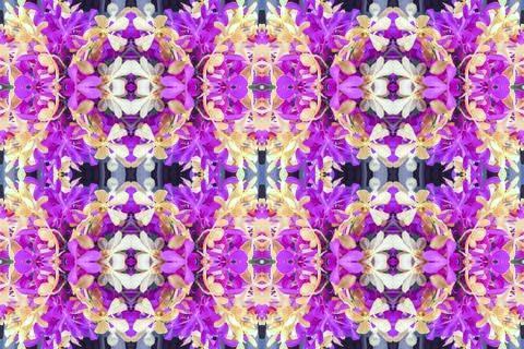Abstract surreality pattern kaleidoscope texture background Foto stock