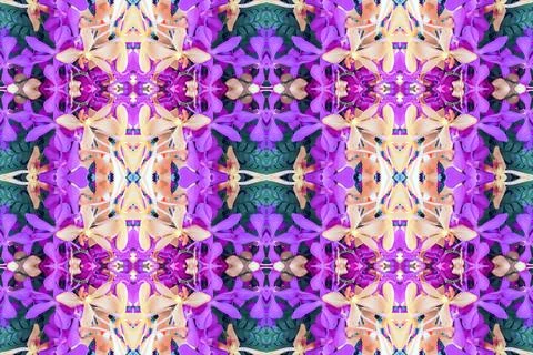 Abstract surreality pattern kaleidoscope texture background Foto stock