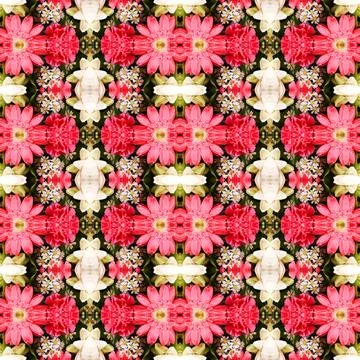 Abstract surreality pattern kaleidoscope texture background Stock Photos