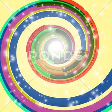 Abstract swirl background Stock Illustration