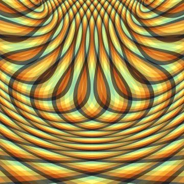 Abstract swirl background. Pattern with optical illusion Stock Illustration