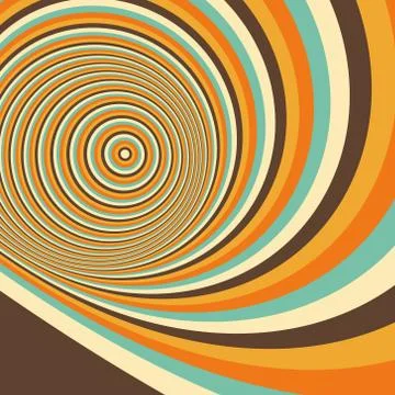 Abstract swirl background. Pattern with optical illusion Illustrazione stock