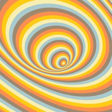 Abstract swirl background. Pattern with optical illusion Stock Illustration