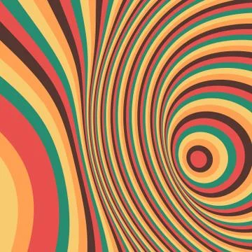 Abstract swirl background. Pattern with optical illusion Stock Illustration