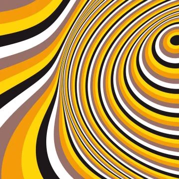 Abstract swirl background. Pattern with optical illusion Illustrazione stock