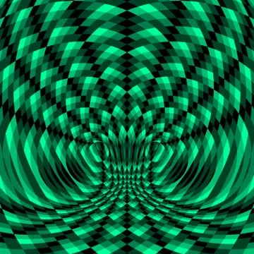 Abstract swirl background. Pattern with optical illusion. Vector Illustrazione stock