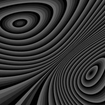 Abstract swirl background. Pattern with optical illusion Stock Illustration