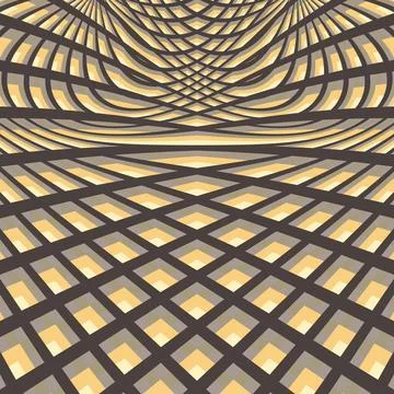 Abstract swirl background. Pattern with optical illusion. Abstract swirl b... Foto stock