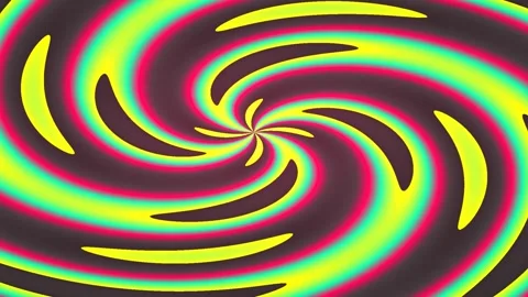 Abstract Swirl Colors patterning and motion in vibrant neon hues 库存影片 328588715