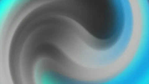 Abstract Swirl Gradient Background Smooth Fluid Motion Aqua Teal Blue Graysca Stock Footage 339702034