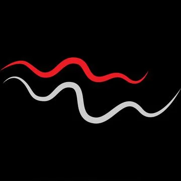 Abstract Swirl Graphic Element Design Stock Illustration