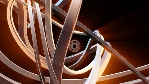 Abstract Swirl Morph Animation Stock Footage 71073387