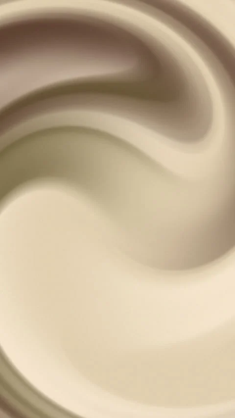 Abstract Swirl Motion Background Beige Brown Creamy Fluid Texture Stock Footage 344992862