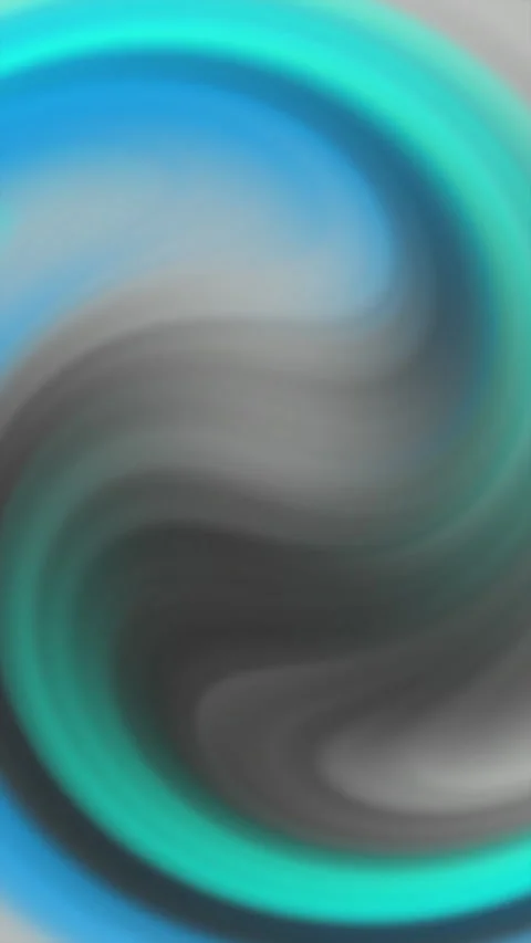 Abstract Swirl Motion Background Turquoise Teal Gray Smooth Fluid Gradient Stock Footage 339708929