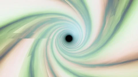 Abstract swirl in motion with light colors and dark center Stock Footage 337383647