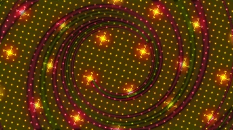 Abstract swirl on orange dot pattern background Stock Footage 39959372