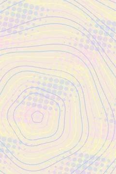 Abstract Swirl Pastel Pattern イラスト素材