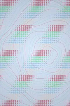 Abstract Swirl Pattern with Circles Stock Photos