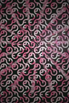 Abstract Swirl Pattern Dark Background Stock Illustration