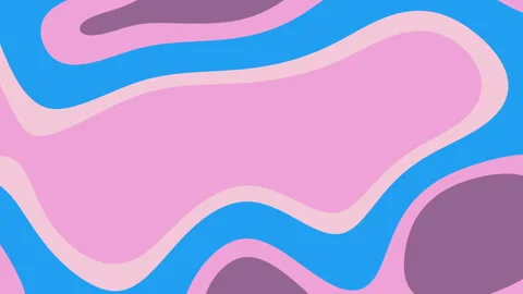 Abstract swirl pattern design in blue pink purple Stock Footage 321435375