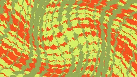 Abstract swirl pattern with orange and yellow colors Illustrazione stock