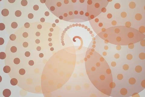 Abstract swirl pattern with soft orange and beige colors イラスト素材