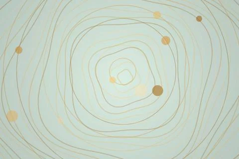 Abstract swirl pattern with soft pastel colors and dots Stock Illustration