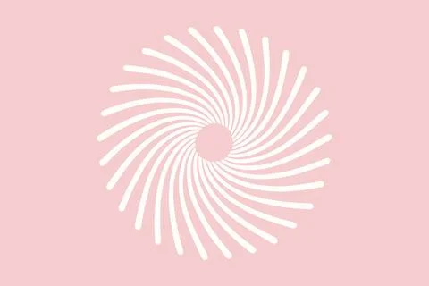 Abstract swirl pattern on a soft pink background イラスト素材