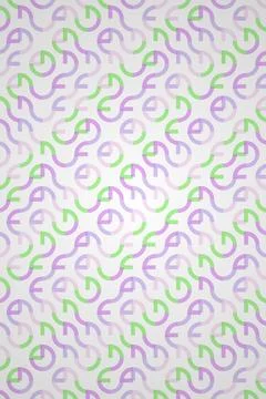 Abstract Swirl Pattern on White Background Stock Photos