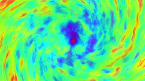 Abstract Swirl: Psychedelic Color Vortex Visual Background Loop Stock Footage 329002627