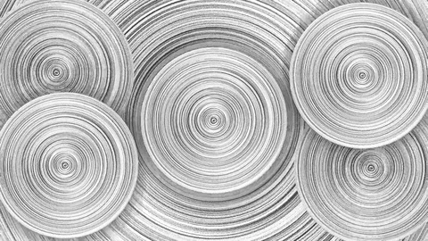 Abstract Swirl, twirl, rotating shape Stock Footage 125318667