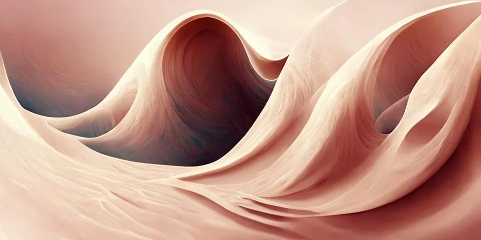 Abstract swirl wave background. Flow liquid lines design element. Stock Illustration