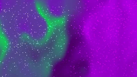 Abstract Swirling Aurora Borealis Lights with Glittering Particles on Purple Video stock 339700432