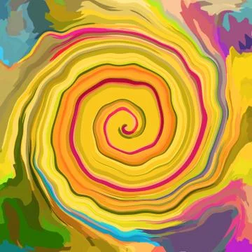 Abstract swirling background Stock Illustration