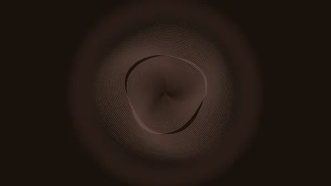Abstract Swirling Brown Lines Pattern Background Stock Footage 347559268