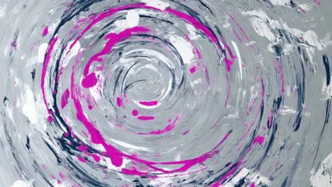 Abstract swirling brush paint background with magenta and white streaks, ha.. Stockbeeldmateriaal 342041508